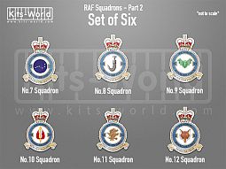 Kitsworld SAV Sticker Set - British RAF Squadrons - Part 2 